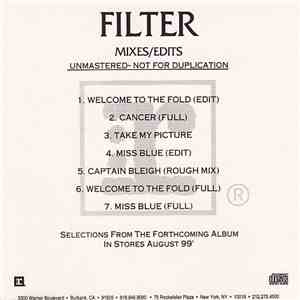 Filter  - Mixes/Edits - Unmastered - Not For Duplication