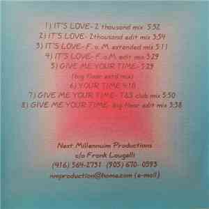 F.O.M. / G Traxx Feat. Amy Moore - It's Love / Give Me Your Time