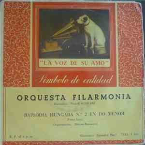 Orquesta Filarmonia, Rudolf Schwarz - Rapsodia Húngara Nº 2 En Do Menor