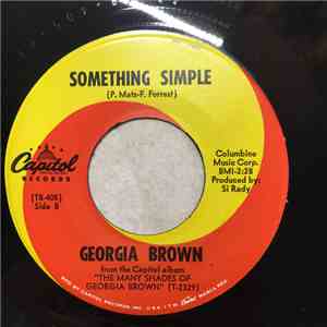 Georgia Brown - Take You For Granted? / Something Simple