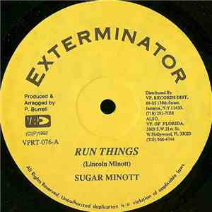 Sugar Minott / Michigan - Run Things / Can't Cross The Border