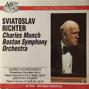 Sviatoslav Richter, Charles Munch, Boston Symphony Orchestra - Beethoven &  ...