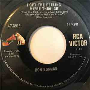 Don Bowman - I Get The Feeling We're Through / The All American Boy
