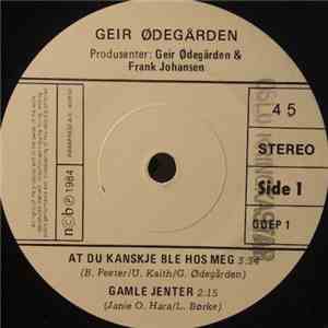 Geir Ødegården - At Du Kanskje Ble Hos Meg