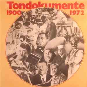 Dieter Hildebrandt - Tondokumente 1900-1972