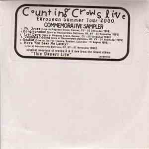 Counting Crows - Counting Crows Live European Summer Tour 2000 Commemorativ ...