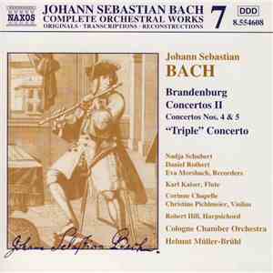 Johann Sebastian Bach - Cologne Chamber Orchestra, Helmut Müller-Brühl - Brandenburg Concertos II