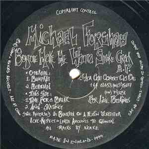 Michael Forshaw - Boyzone Make Me Wanna Smoke Crack E.P.