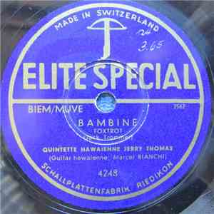 Quintette Hawaienne Jerry Thomas - Bambine / Bonne Nuit