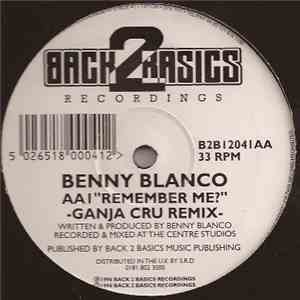 Benny Blanco - Remember Me ? (Remixes)