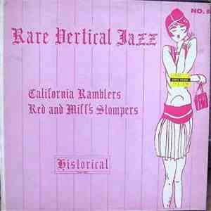 California Ramblers - Red And Miff's Stompers - Rare Vertical Jazz