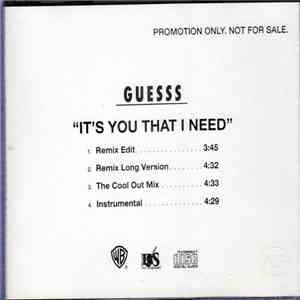 Guesss - It's You That I Need