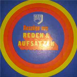Various - Auszüge Aus Reden Und Aufsätzen
