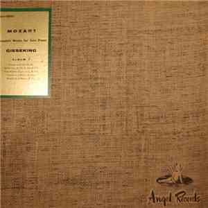 W. A. Mozart - Walter Gieseking - Complete Works For Piano Solo Album 7