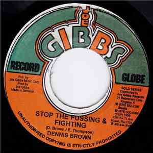 Dennis Brown / The Professionals  - Stop The Fussing & Fighting / Time To U ...