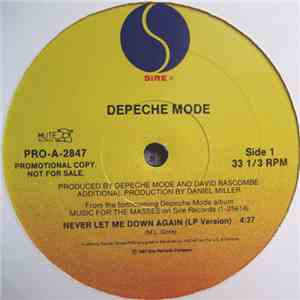 Depeche Mode - Never Let Me Down Again (LP Version)