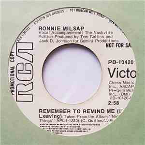 Ronnie Milsap - Just In Case