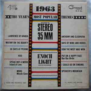 Enoch Light And His Orchestra - 1963: The Year's Most Popular Themes