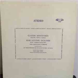 Ensemble Vocal De Lausanne, Claudio Monteverdi, Marc'Antonio Ingegneri - Ma ...