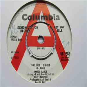 Major Lance - Too Hot To Hold