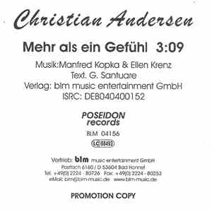 Christian Andersen  - Mehr Als Ein Gefühl