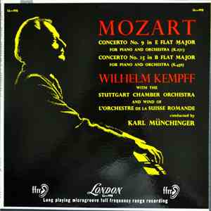 Mozart, Wilhelm Kempff - Concerto No. 9 - Concerto No. 15