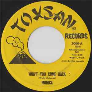 Monica  - Won't You Come Back / Sunny