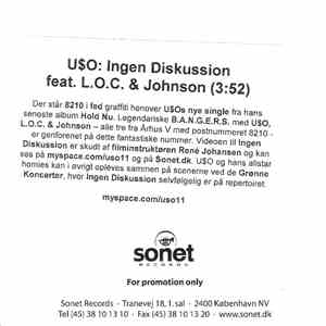 U$O Feat. L.O.C. & Johnson  - Ingen Diskussion