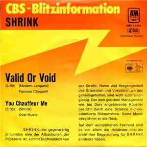 Shrink  - Valid Or Void