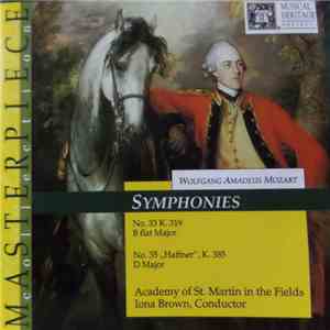 Mozart, Academy Of St. Martin In The Fields, Iona Brown - Symphony No. 33 K ...