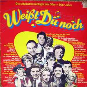 Various - Weißt Du Noch ... - Die Schönsten Schlager Der 50er und 60er Jahr ...