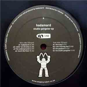Hadamard - Studio Gangster EP
