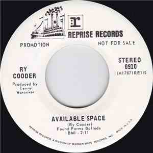 Ry Cooder - Available Space