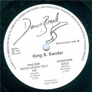 King S. Sander - Solo