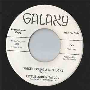 Little Johnny Taylor - Since I Found A New Love / My Heart Is Filled With P ...