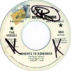 The Vogues - Moments To Remember / Once In A While