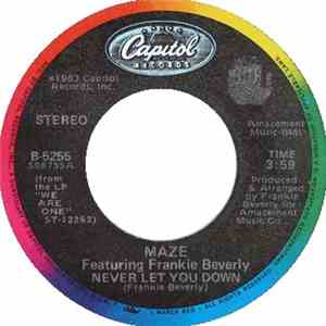 Maze Featuring Frankie Beverly - Never Let You Down / Lovely Inspiration