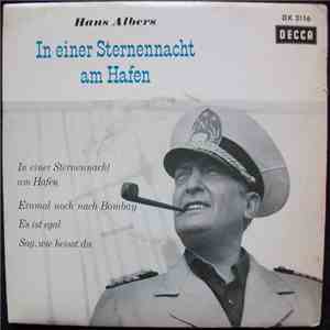 Hans Albers - In Einer Sternennacht Am Hafen
