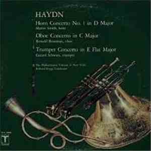 Haydn - Martin Smith  / Ronald Roseman / Gerard Schwarz, The Philharmonia V ...