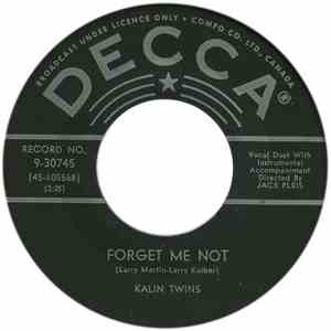 Kalin Twins - Forget Me Not / Dream Of Me