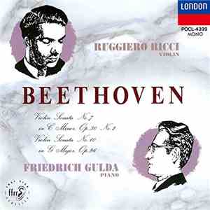 Beethoven, Ruggiero Ricci, Friedrich Gulda - Violin Sonata No. 7 In C Minor ...