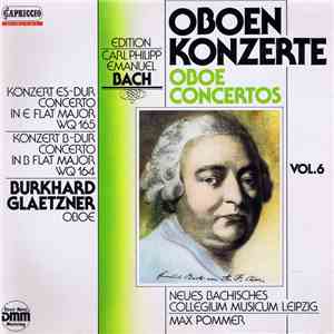 Carl Philipp Emanuel Bach, Burkhard Glaetzner, Neues Bachisches Collegium M ...