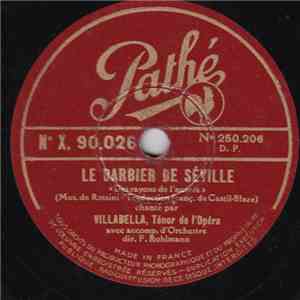 Villabella - Le Barbier De Séville/Les Pecheurs De Perles