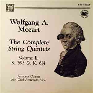 Wolfgang A. Mozart, Amadeus Quartet, Cecil Aronowitz - The Complete String  ...