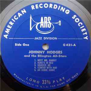 Johnny Hodges - Johnny Hodges And The Ellington All-Stars
