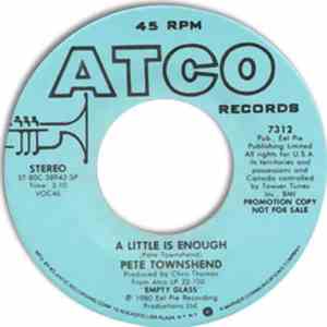 Pete Townshend - A Little Is Enough