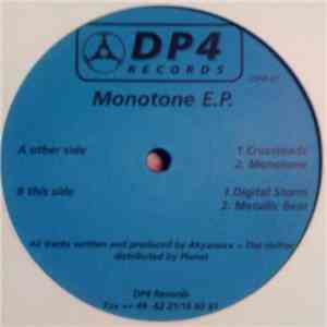 Akyanova & The Shifter - Monotone E.P.