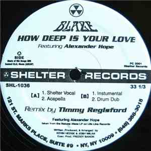Blaze Featuring Alexander Hope - How Deep Is Your Love
