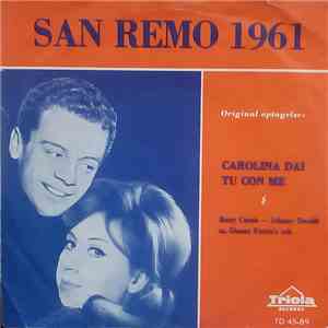 Betty Curtis E Johnny Dorelli -  San Remo 1961