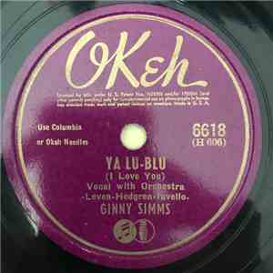 Ginny Simms - Ya Lu-Blue (I Love You)/ Skylark